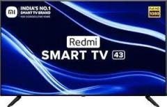 Redmi 43 inch (108 cm) | L43M6 RA (Black) (2021 Model) Android Smart Full HD LED TV