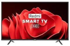 Redmi 43 inch (108 cm) X43 | L43R7 7AIN (Black) (2022 Model) Android Smart 4K Ultra HD LED TV