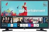 Samsung 32 inch (80 cm) Wondertainment Series UA32T4340BKXXL (Glossy Black) (2021 Model) Smart HD Ready LED TV