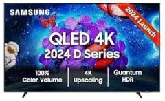 Samsung 55 inch (138 cm) QE1D series QA55QE1DAULXL (Black) Smart 4K Ultra HD QLED TV