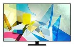 Samsung 65 inch (163 cm) QA65Q80TAKXXL (Carbon Silver) (2020 Model) Smart 4K Ultra HD QLED TV