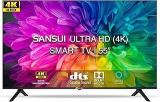 Sansui 55 Inch (140 Cm) Certified JSW55ASUHD (Mystique Black) (2021 Model) Android 4K Ultra HD LED TV