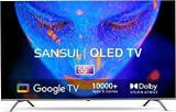 Sansui 55 Inch (140 Cm) Google JSW55GSQLED (Black) Smart 4K Ultra HD QLED TV