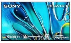 Sony 50 inch (126 cm) BRAVIA 3 Series AI Google K 50S30 (Black) Smart 4K Ultra HD LED TV