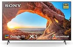 Sony 55 inch (139 cm) Bravia Google KD 55X85J (Black) (2021 Model) | with Alexa Compatibility Smart 4K Ultra HD LED TV