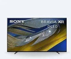 Sony 77 inch (195 cm) Bravia XR series OLED Google XR 77A80J (Black) (2021 Model) | with Alexa Compatibility Smart 4K Ultra HD TV