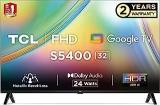 Tcl 32 Inch (81 Cm) Bezel Less S Series Google 32S5400 (Black) Smart Full HD LED TV