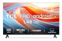 Tcl 40 inch (101 cm) Mettalic Bezel Less 40L4B (Black) Smart Android Full HD LED TV