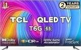 Tcl 65 Inch (164 Cm) Google 65T6G (Black) Smart 4K Ultra HD QLED TV