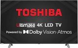 Toshiba 43 inch (108 cm) Vidaa OS Series 43U5050 (Black) (2020 Model) | With Dolby Vision and ATMOS Smart 4K Ultra HD LED TV