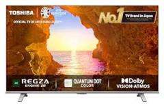 Toshiba 50 inch (126 cm) 50C450ME (Silver) Smart 4K Ultra HD QLED TV