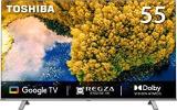 Toshiba 55 inch (139 cm) Bezelless Series Google 55C350LP (Black) Smart 4K Ultra HD LED TV