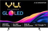 Vu 43 inch (108 cm) The GloLED 84 Watt DJ Sound Series Google 43GloLED (Grey) Smart 4K TV