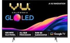 Vu 43 inch (109 cm) 43GLO (Black) (2022 Model) Smart 4K Ultra HD LED TV