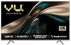 Vu 50 inch (126 cm) Premium Series 50PM (Grey) (2022 Model) Smart Android 4K LED TV