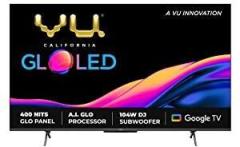 Vu 55 inch (139 cm) The GloLED Series Google 55GloLED (Grey) Smart 4K LED TV