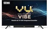 Vu 65 Inch (164 Cm) Vibe Series Google 65VIBE24 (Black) 4K QLED TV