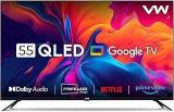 Vw 55 inch (140 cm) Pro Series Google VW55GQ1 (Black) Smart 4K Ultra HD QLED TV