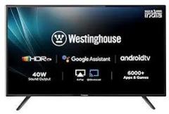 Westinghouse 55 inch (139 cm) Certified WH55UD45 (Black) (2021 Model) Smart Android 4K Ultra HD LED TV