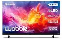 Wobble 43 inch (109.22 cm) QD Series Google WB43GTAW9602QD (Black) Smart 4K Ultra HD QLED TV