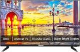 Xelectron 43 Inch (108 Cm) With Cloud Feature And Soundbar 43XETV (Black) Smart Android 4K LED TV