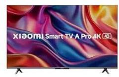 Xiaomi 43 inch (108 cm) A Pro Dolby Vision Google L43MA AUIN (Black) Smart 4K TV