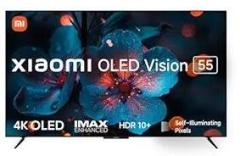 Xiaomi 55 inch (138.8 cm) OLED Vision O55M7 Z2IN (Black) (2022 Model) Smart Android 4K Ultra HD TV