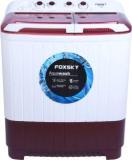 Foxsky 9.5 Kg FS SATL95WM Semi Automatic Top Load Washing Machine (Maroon, White)