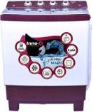 Inno Q 7.5 Kg Turbo Wash IQ 75SAHGTB Glass Finish Semi Automatic Top Load (Purple, White)