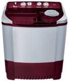 Lg 8 Kg P9042R3SM Semi Automatic Top Load Washing Machine (White, Maroon)