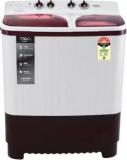 Marq By Flipkart 7.5 Kg MQSA75H5M Semi Automatic Top Load (5 Star Rating White, Maroon)