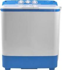 Micromax 6.5 kg MWMSA651OVRS1BL Semi Automatic Top Load Washing Machine (White, Blue)