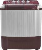 Micromax 7.5 Kg MWMSA755TVRS1BR Semi Automatic Top Load Washing Machine (White, Maroon)