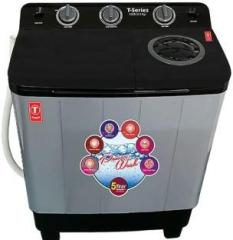 T series 6.5 kg X65B Semi Automatic Top Load Washing Machine (Grey, Black)