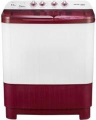 Voltas Beko 8.5 kg WTT85DBRT Semi Automatic Top Load (White, Maroon)