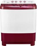 Voltas Beko 8 Kg WTT80DBRT Semi Automatic Top Load (White, Maroon)