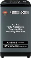 Acer 7 kg AR70HFATLH2C2IG24D Fully Automatic Top Load Washing Machine (with In built Heater Grey)