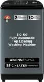 Acer 8 Kg AR80HFATLH2C2IG24D Fully Automatic Top Load Washing Machine (with In Built Heater Grey)