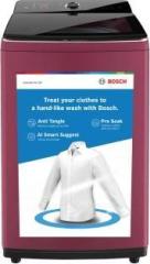 Bosch 8 kg WOI804M7IN Fully Automatic Top Load Washing Machine (Black, Maroon)