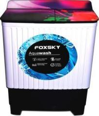 Foxsky 8.5 kg FS SATL85WM Semi Automatic Top Load Washing Machine (Grey, White)