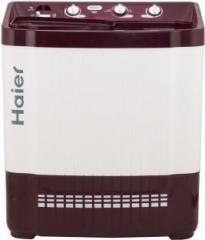 Haier 6.8 kg HTW68 186V Semi Automatic Top Load Washing Machine (White, Red)