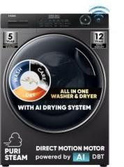 Haier HWD105 B14959S8U1 Washer with Dryer (10.5 with In built Heater Grey)