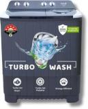 Innoq 6.5 Kg 65 TURBO IVI Dryer Semi Automatic Top Load Washing Machine (5 Star Rated | Turbo Wash | Buzzer | Wheels | Turbo Jet | Magic Filter Grey)