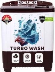 Innoq 7.5 kg 75 TURBO EXL WM Dryer Semi Automatic Top Load Washing Machine (by | Turbo Wash | Buzzer | Wheels | Turbo Jet | Magic Filter | Lint Filter Maroon)