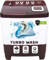 Innoq 9.5 kg 95 TURBO EXL WM Dryer Semi Automatic Top Load Washing Machine (| Turbo Wash | Buzzer | Wheels | Turbo Jet | Magic Filter | Lint Filter Maroon)