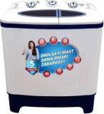 Intex 6.5 Kg SA65NBPT Semi Automatic Top Load Washing Machine (With Air Dry Technology, Wave Pulsator Design, Magic Filter Transparent Lid Blue, White)