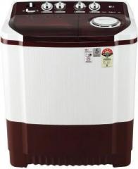 Lg 8.5 kg P8535SRMZ Semi Automatic Top Load (White, Maroon)