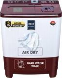 Marq By Flipkart 10 Kg MQSA1005NNNKM Semi Automatic Top Load Washing Machine (Maroon, White)