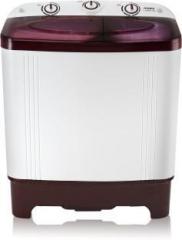 Marq By Flipkart 6.2 kg MQ SA H M 62 Semi Automatic Top Load Washing Machine (White, Maroon)