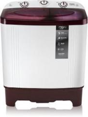 Marq By Flipkart 6.2 kg MQSAHM62 Semi Automatic Top Load Washing Machine (White, Maroon)